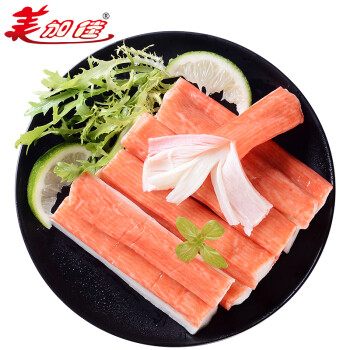 美加佳 即食蟹棒272g 蟹柳 鱼肉含量60% 低脂轻食 即食蟹味棒 火锅食材