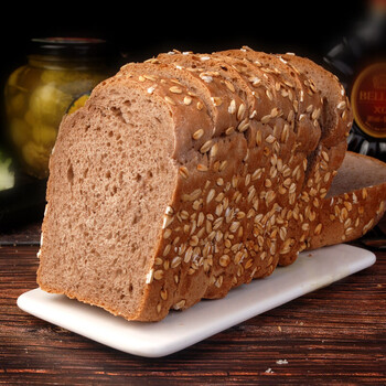 俄罗斯大列巴面包500g全麦早餐小面包吐司黑麦粗粮代餐零食品1个装黑