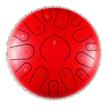 龟鼓弹唱器空灵鼓莲花入门初学者15音级乐器玄空鼓全音手碟鼓钢舌鼓热