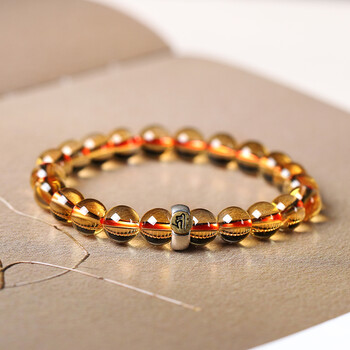 天然手链财源转运珠手串男女生肖本命佛情侣佛珠吉祥物 【猪/狗】阿