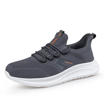 春季老北京布鞋男单鞋透气休闲运动爸爸鞋防滑软底中老年人闰月深灰男