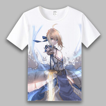 英梵度fate衣服动漫周边黑贞德圣女吾王saber夏季二次元短袖t恤3s