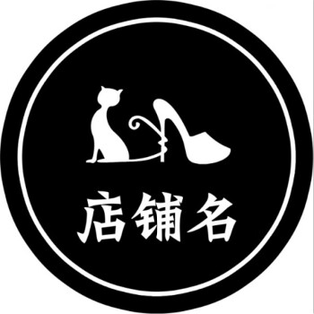 服裝店圓形拍照穿衣鏡前地毯試衣間衣帽間個性定製logo店鋪名地墊