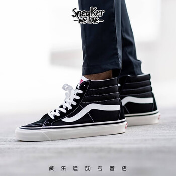 Vans范斯安纳海姆SK8-HI 黑白高帮男鞋休闲板鞋VN0A38GFPXC 41【图片价格品牌报价】-京东