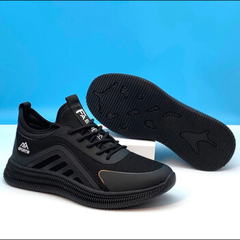 珂纷盛达精品男鞋万跃森飞行员休闲鞋男士透气防臭运动鞋加绒棉鞋黑白