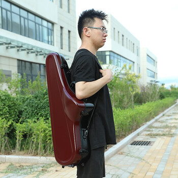 jek雨晨乐器次中音萨克斯玻璃钢双肩背随形箱包彩色手提箱单肩降b次中
