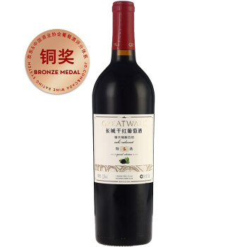 长城 特选5年橡木桶解百纳干红葡萄酒 750ml 单瓶装 中粮出品