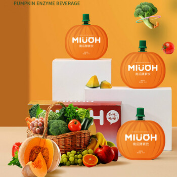 喵序南瓜酵素 南瓜酵素喵 喵序miuoh南瓜酵素饮 益生元大餐救星南瓜羹
