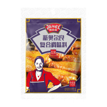 极美滋 复合调味料 新奥尔良烤翅腌料 烧烤调料调味 低辣味 70g