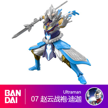 万代奥特曼英雄传拼装模型赛罗贝利亚银河风马孙悟空吕布关羽刘备 07