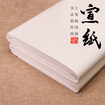 书行 宣纸书法专用纸毛笔练字生宣纸半生熟国画作品纸工笔画初学者生