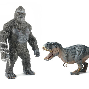 儿童玩具恐龙世纪恐龙玩具霸王龙暴虐暴龙棘背龙迅猛龙模型手办 金刚