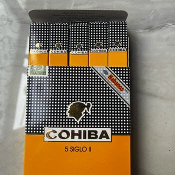 古巴直邮世纪二进口雪茄实木保湿盒25支雪笳烟盒实木雪茄盒铝管雪1支