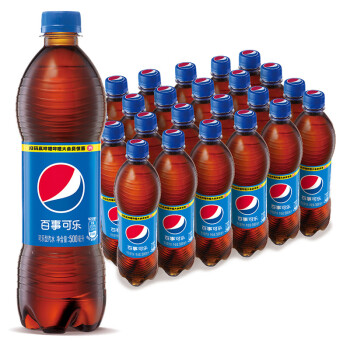 百事可乐 Pepsi 汽水碳酸饮料 500ml*24瓶 整箱装（新老包装随机发货）百事出品