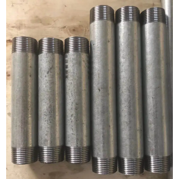 定制镀锌水管双头丝双头牙外螺纹水管开牙对丝接头水管接头100长1