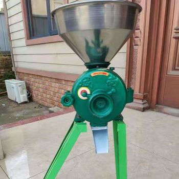 磨面机家用磨面粉机干湿两用磨浆机150型全自动五谷杂粮磨粉机粉碎机