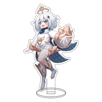 优菈枫原万叶魈联动角色亚克力模型cos017派蒙高度150mm宽度按照比例