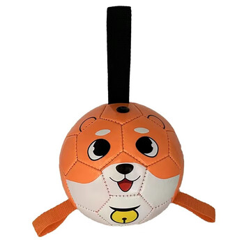 狗狗玩具耐咬解闷足球柯基犬小中大型犬互动神器宠物球狗狗卡通款加厚
