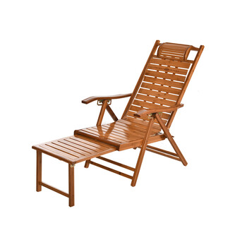 贝柚休闲夏季老人摇椅家用靠背椅竹躺椅折叠椅午休午睡椅懒人靠椅 全