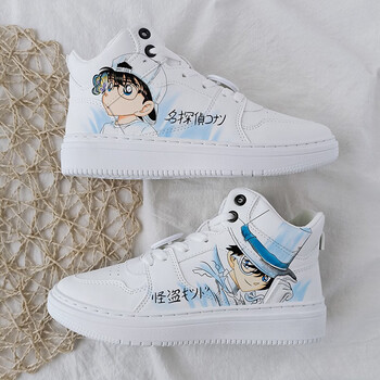 回力 男鞋夏季板鞋透气ow联名樱花动漫名侦探柯南潮流休闲运动鞋子男