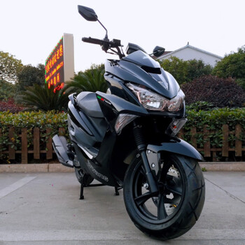 智询(zhixun)新款狮吼150cc大踏板摩托车整车燃油宏图二代可上牌国四