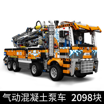 乐高教育高难度中国积木拼装巨大型荒卡货柜车机械组卡车玩具男孩