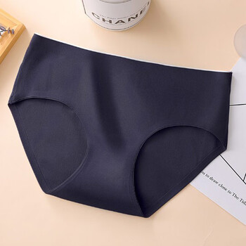 春上新显瘦显高内裤女棉无痕女士一片式大码中腰透气棉裆少女蕾丝三角