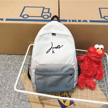 刘耀文张真源严浩翔书包背包双肩包周边新款天颛 贺峻霖灰色签名包