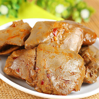 香辣鸭肝卤味即食熟食休闲零食小吃肉类口感500g/20袋 香辣鸭肝【1盒