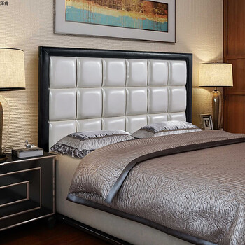 布艺软包床头现代简约 单双人1.