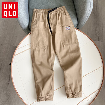 裤子男士春秋夏季2024新款潮牌束脚工装休闲长裤男生灰色百搭卡其色xl