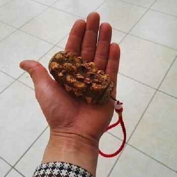 原木野生手工手球把玩件天然球手按摩手棒花椒木手把件花椒木 原木