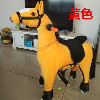 可以骑的玩具马儿童电动马跑步诸葛骑骑马仿真动物车跳跳马骑行马摇马