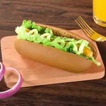 5折热狗面包60g1个多规格hotdog热狗面包美式早餐贝可士多彩汉堡胚