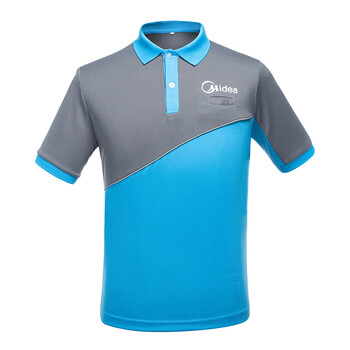 韦琳乐安装空调工作服短袖男美恤美装透气速干劳保服装水电家电维修