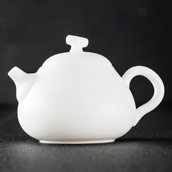 yeies德化素烧白瓷茶壶家用功夫茶具大号陶瓷单泡茶壶手工西施壶 白瓷
