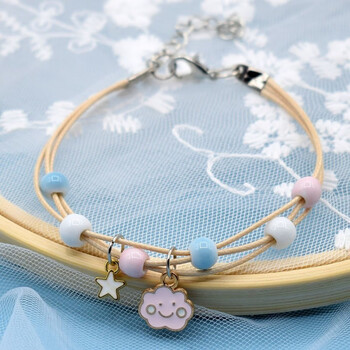 狮子头闺蜜手链姐妹礼物手工礼物学生ins二三人森系简约百搭首手饰