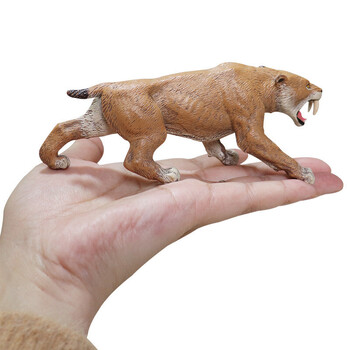 papo剑齿虎法国papo仿真静态儿童塑料冰河时期模型玩具摆件剑齿虎