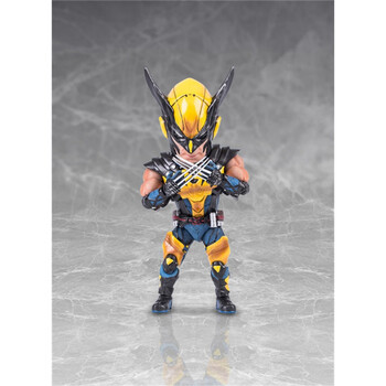 者联盟q版钢铁侠蜘蛛侠美队灭霸机箱摆件超可动手办模型 金刚狼(18cm)