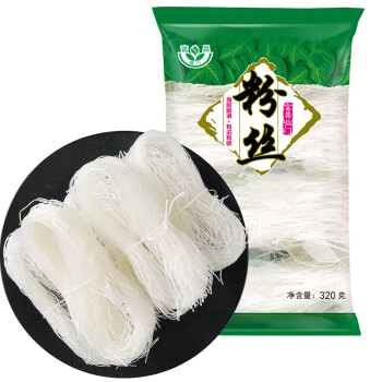 富昌 粉絲320g 水晶火鍋粉絲 扇貝粉絲 方便速食 酸辣細(xì)粉條南北干貨