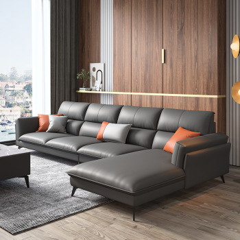 皇玛梦丽莎意式极简科技布沙发简约现代小户型北欧客厅免洗轻奢皮布