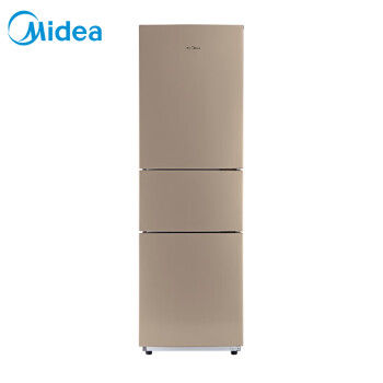 美的(Midea) 213升 节能静音家用三门小冰箱  阳光米 BCD-213TM(E)