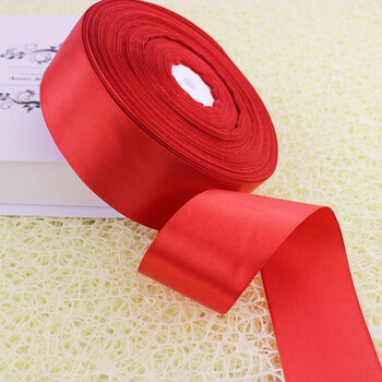 红丝带红绸带缎带交车红飘带结婚捆被子提新车彩带红布条红色丝带 5cm