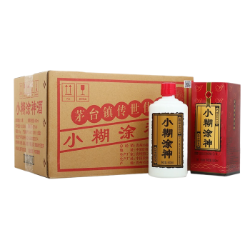 【官方旗舰店】小糊涂仙 小糊涂神 （普神）粮食酒浓香型白酒 52度 500ml*12瓶 整箱装