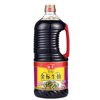 海天 酱油 特级金标生抽 1.75L 中华老字号