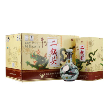 牛栏山 白酒 清香型 二锅头 珍品三十（30）青龙 53度 500ml*6瓶 整箱装（内含三个礼品袋）