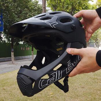 谷咖发现秘密自行车山地越野速降全盔男骑行头盔dh单车安全帽装备am半
