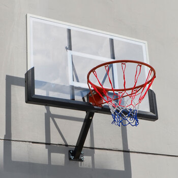挂墙壁式成人家用儿童篮板篮框培训户外升降室内篮球框标准篮板钢化