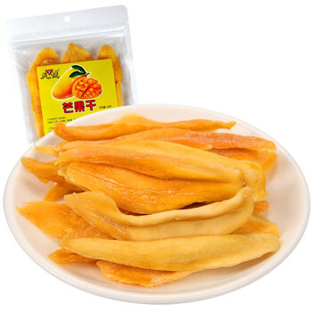 天使芒果干袋装126g蜜饯果干芒果片休闲零食果脯 芒果干126g