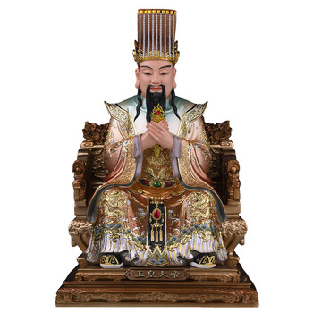 烨琪玉帝王母神像玉皇大帝王母娘娘瑶池金母家用树脂仿汉白玉中式摆件